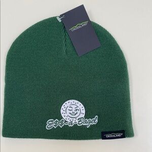 Green ESSA bagel merch for new store!